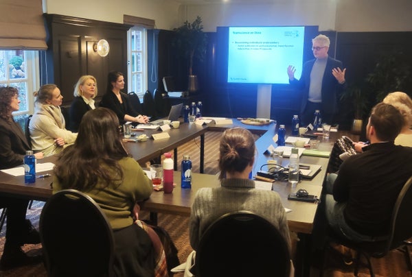 Jan Hamers tijdens een LMNR bijeenkomst