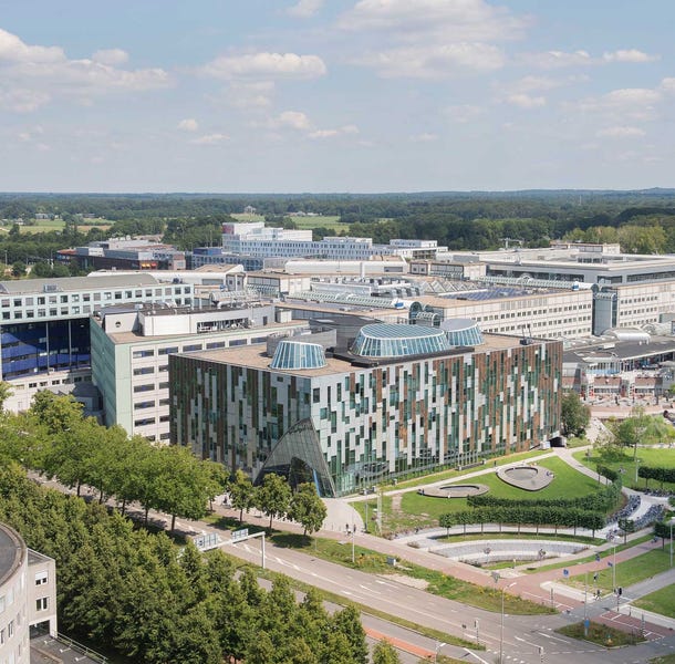 UMC Utrecht gebouwen vanuit de lucht
