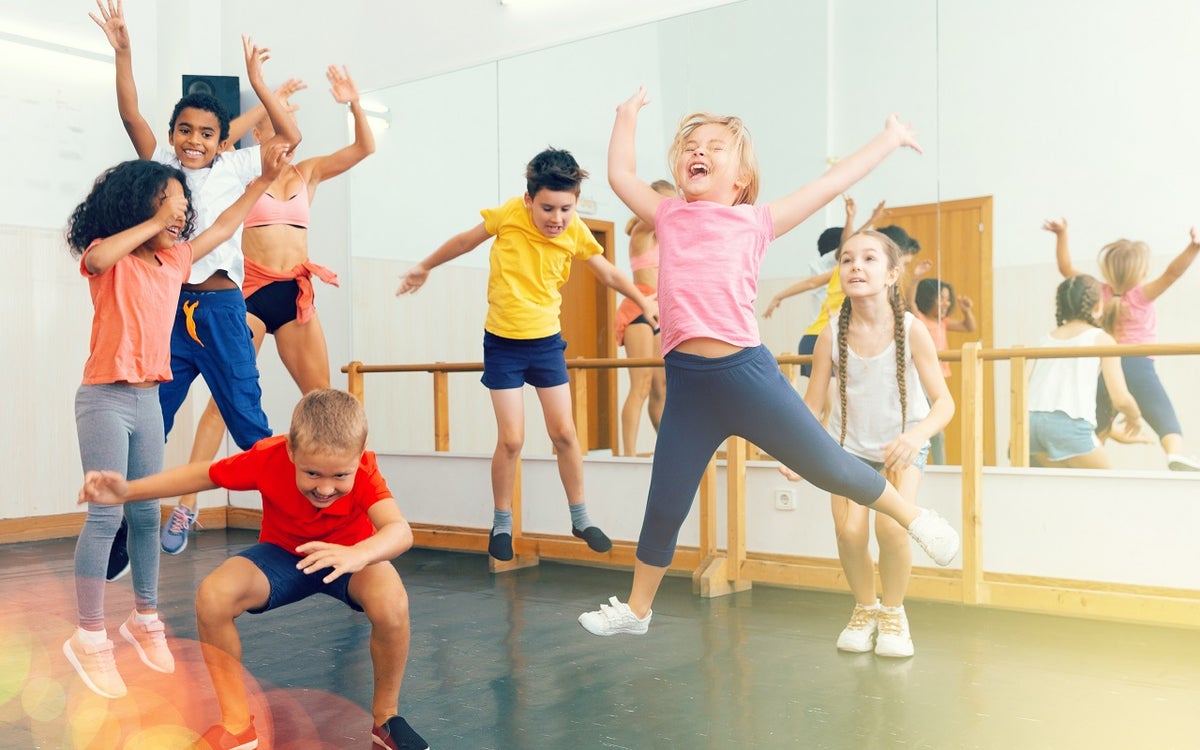 Sportende kinderen