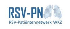 Logo van RSV-PN, met de tekst: het RSV patiëntennetwerk van het WKZ.