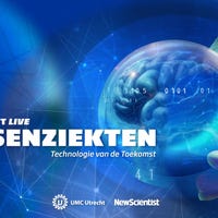 New Scientist Live Hersenziekten: technologie van de toekomst, georganiseerd door het UMC Utrecht en NewScientist vindt plaats op donderdag 13 juni in Utrecht.