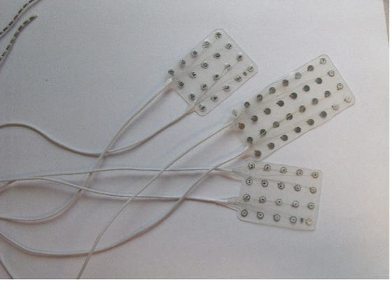 verschillende grids (elektrodematjes)