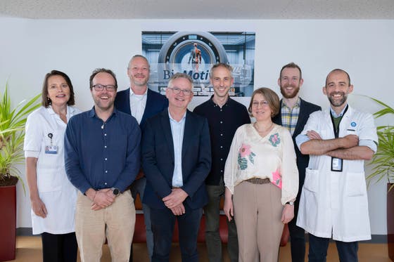 Groepsfoto van het BioMotive-consortium