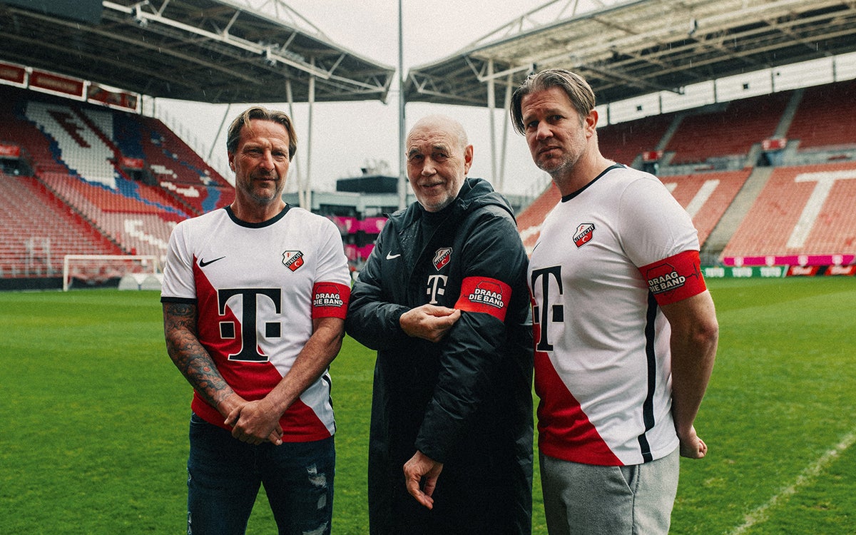 Harald Wapenaar, Leo van Veen en Alje Schut dragen de band