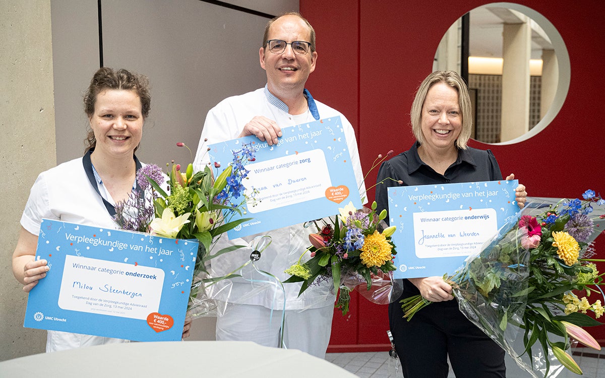 Winnaars van de Verpleegkundige van het jaar competitie