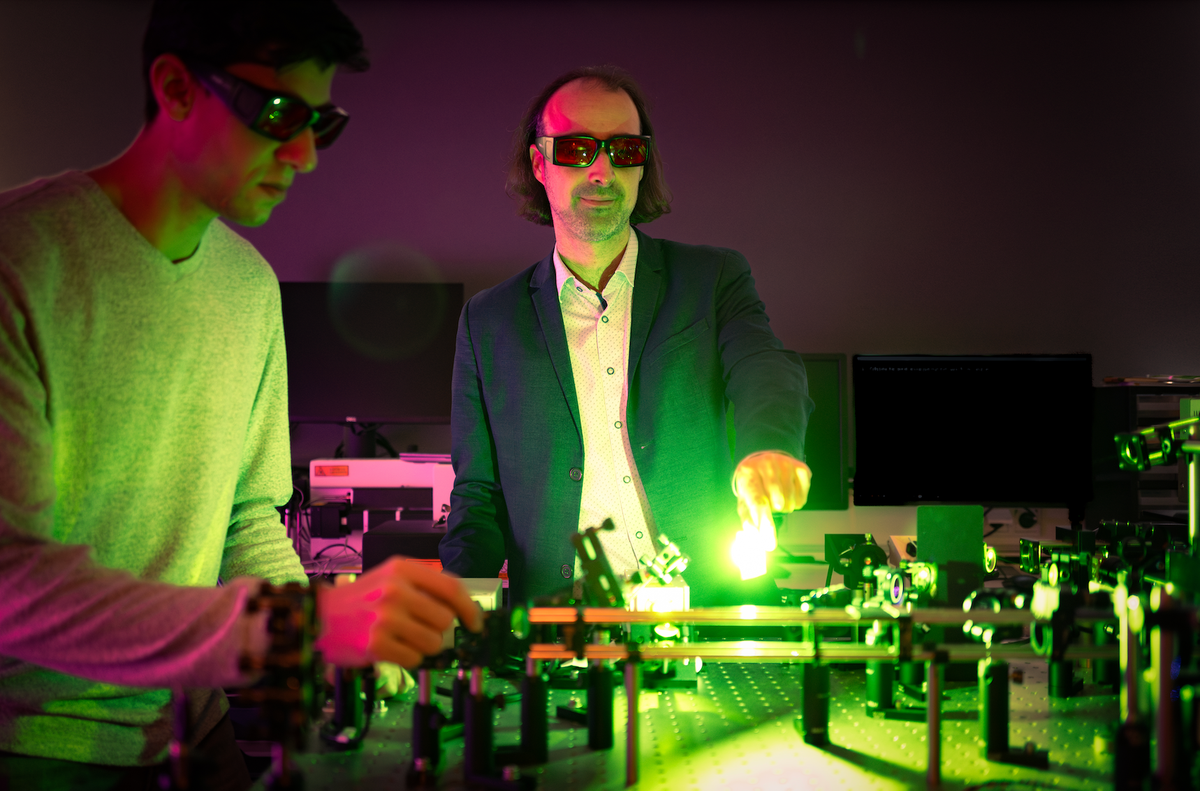 Riccardo Lovato in zijn laboratorium