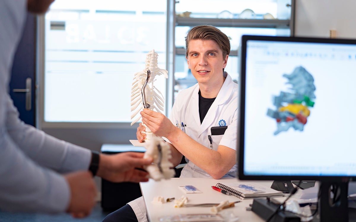 Koen Willemsen in het 3D Lab