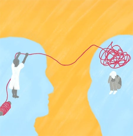 Beeld bij oratie Tatjana Seute