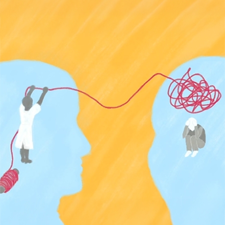 Beeld bij oratie Tatjana Seute