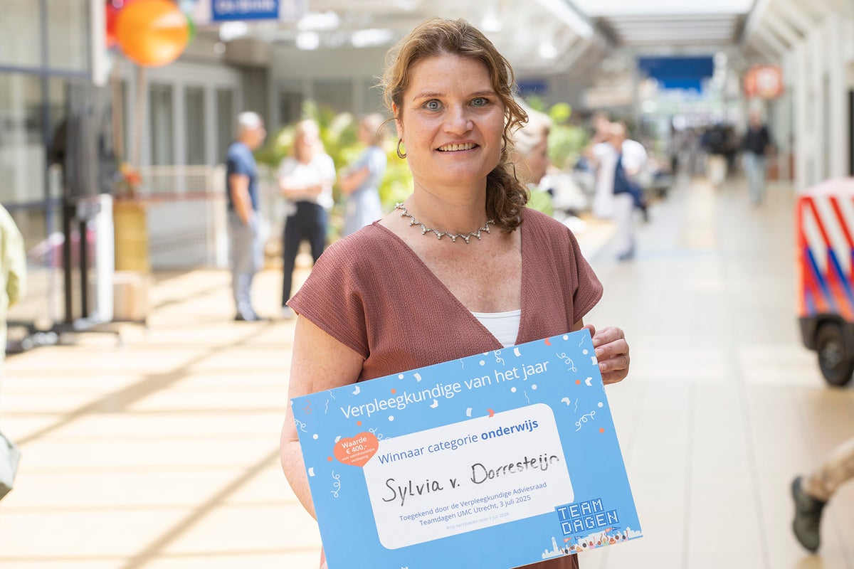 Sylvia van Dorresteijn uitgeroepen tot ‘Verpleegkundige van het Jaar 2025’