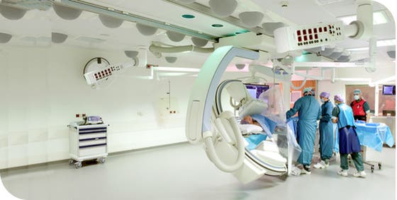 Picture of an operation in progress